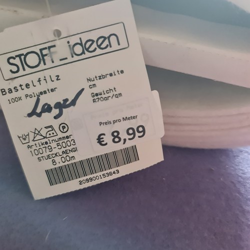 Neu bastelfilz weiss stoff - neu,, weiss,